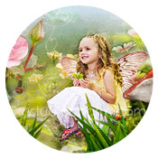 studiocharm rose fairy storybook canvas