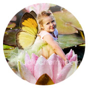 studiocharm water lily storybook canvas
